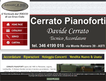 Tablet Screenshot of cerratopianoforti.it